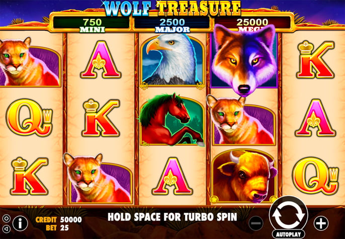 wolf treasure free spins
