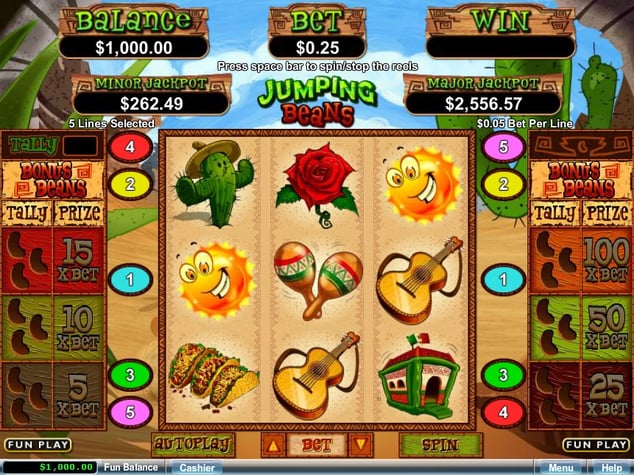 Jumping Beans				 Pokie