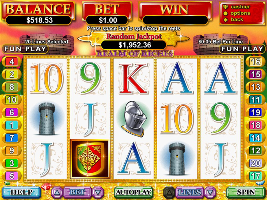 Realm of Riches		 		Pokie